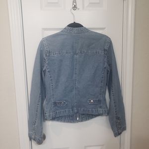French Cuff Denim Jacket